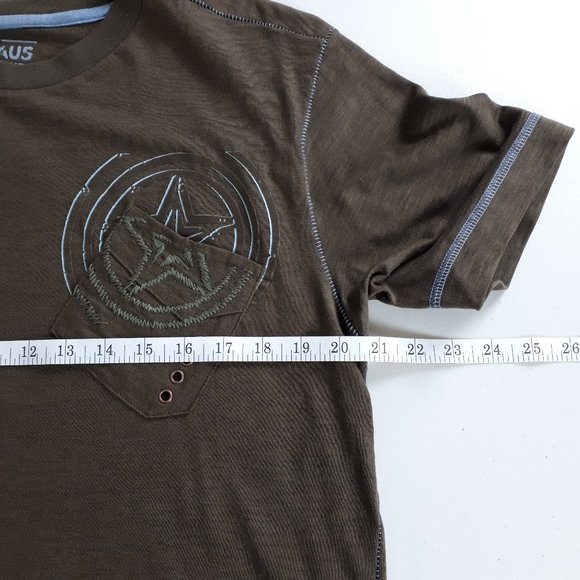 Bauhaus Vintage Olive Green Graphic T-shirt - Picture 7 of 14